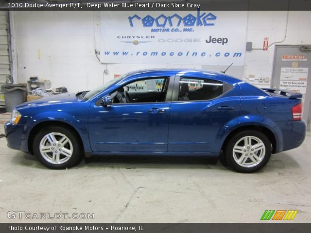 2010 Dodge Avenger R/T in Deep Water Blue Pearl