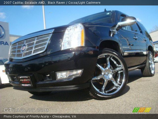 2007 Cadillac Escalade AWD in Black Raven