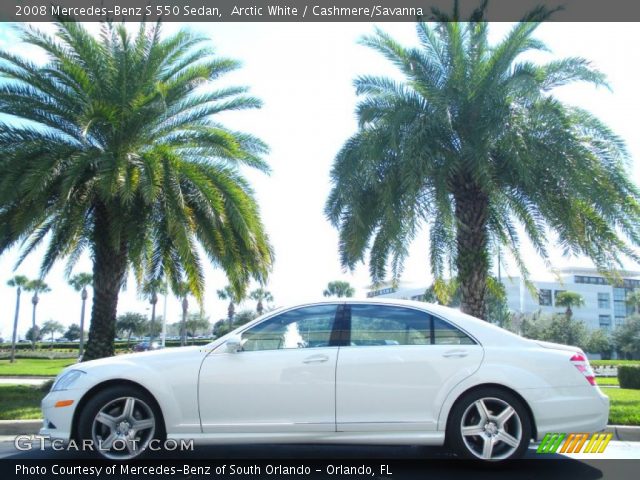 2008 Mercedes-Benz S 550 Sedan in Arctic White