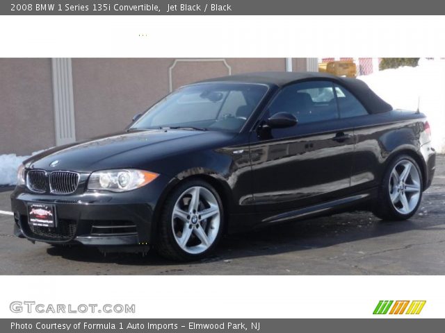 2008 BMW 1 Series 135i Convertible in Jet Black