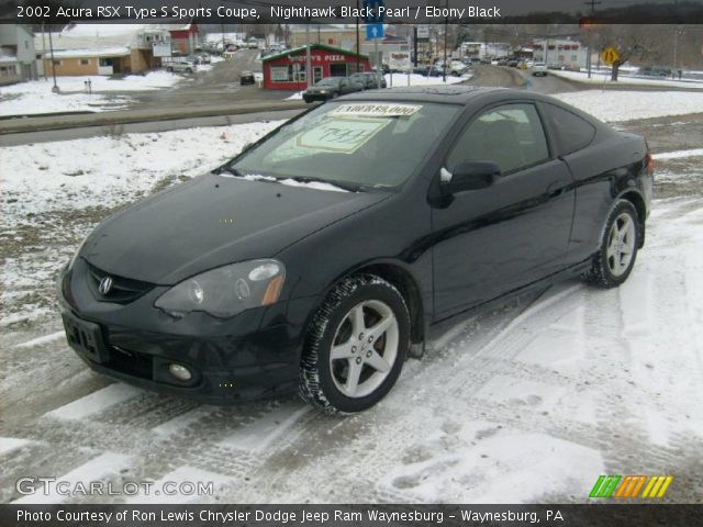 2002 Acura RSX Type S Sports Coupe in Nighthawk Black Pearl