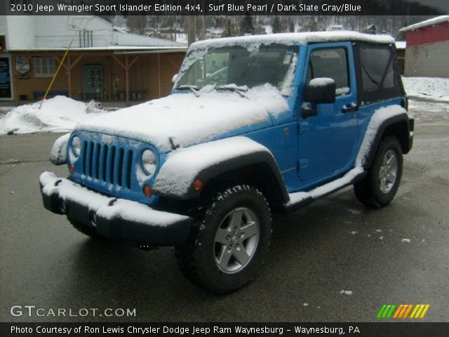 2010 Jeep Wrangler Sport Islander Edition 4x4 in Surf Blue Pearl