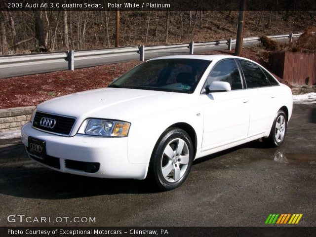 2003 Audi A6 3.0 quattro Sedan in Polar White