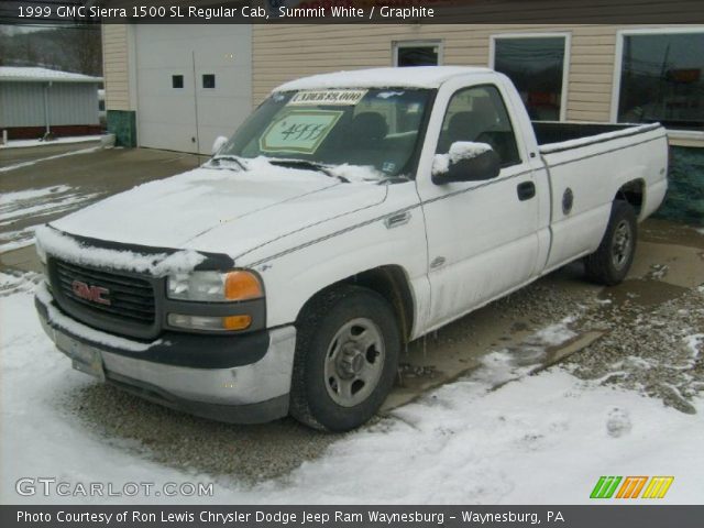 1999 GMC Sierra 1500 SL Regular Cab in Summit White