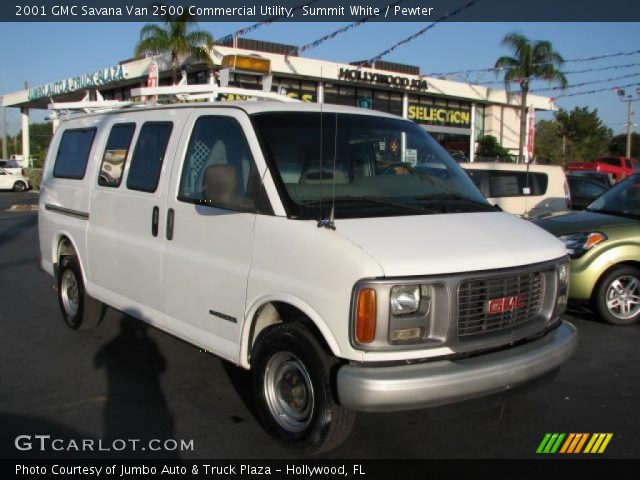 2001 GMC Savana Van 2500 Commercial Utility in Summit White