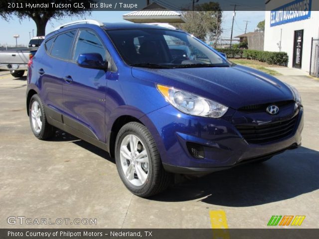 2011 Hyundai Tucson GLS in Iris Blue