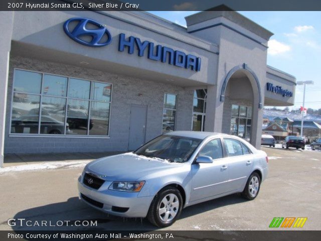2007 Hyundai Sonata GLS in Silver Blue