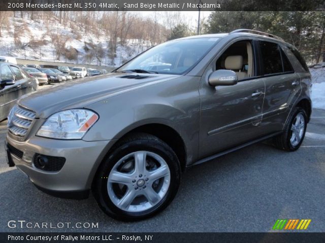 2008 Mercedes-Benz ML 350 4Matic in Sand Beige Metallic