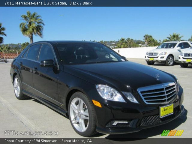 2011 Mercedes-Benz E 350 Sedan in Black