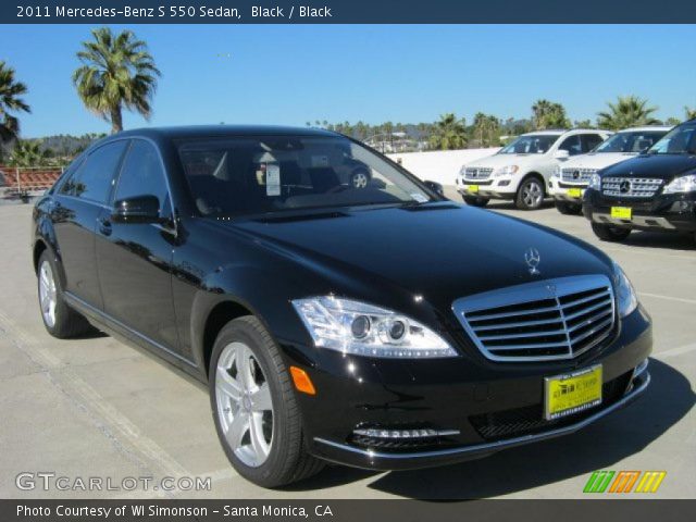 2011 Mercedes-Benz S 550 Sedan in Black