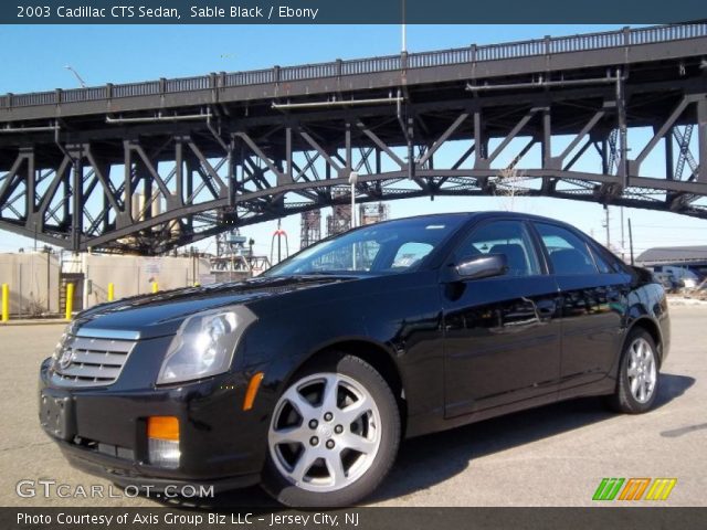 2003 Cadillac CTS Sedan in Sable Black