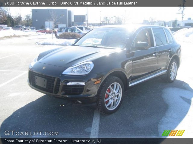 2008 Porsche Cayenne Turbo in Dark Olive Metallic