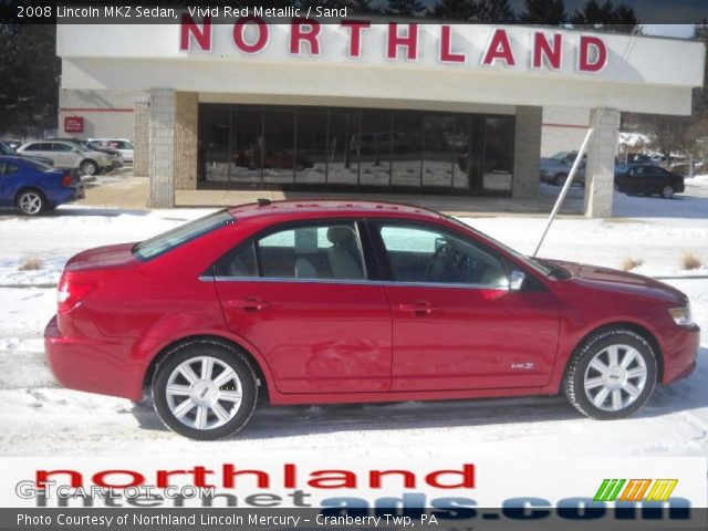 2008 Lincoln MKZ Sedan in Vivid Red Metallic