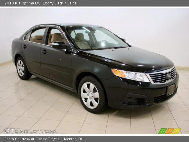 2010 Kia Optima LX in Ebony Black