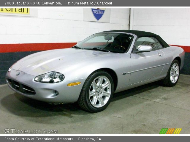 2000 Jaguar XK XK8 Convertible in Platinum Metallic