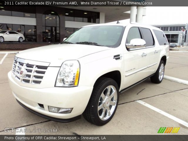 2011 Cadillac Escalade ESV Premium AWD in White Diamond Tricoat