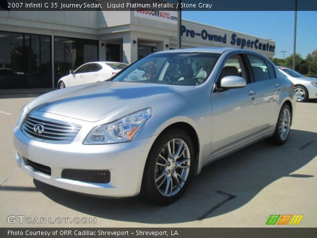 2007 Infiniti G 35 Journey Sedan in Liquid Platinum Metallic