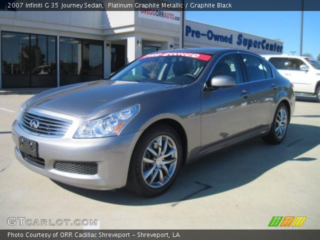 2007 Infiniti G 35 Journey Sedan in Platinum Graphite Metallic