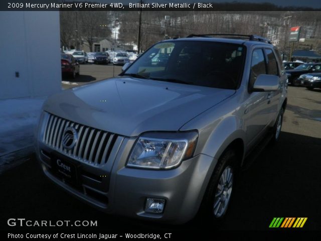 2009 Mercury Mariner V6 Premier 4WD in Brilliant Silver Metallic