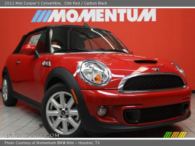 2011 Mini Cooper S Convertible in Chili Red