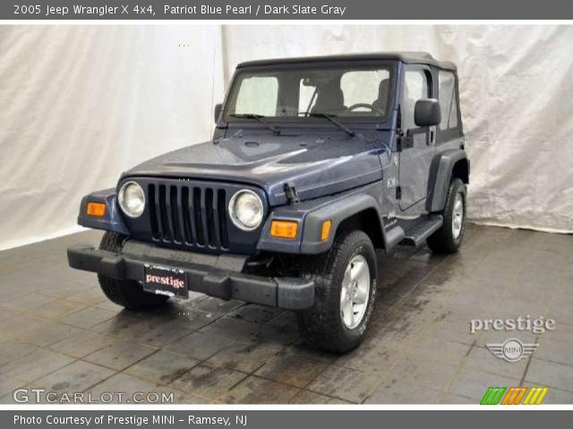 2005 Jeep Wrangler X 4x4 in Patriot Blue Pearl