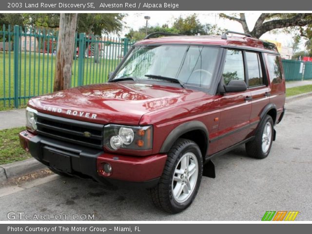 2003 Land Rover Discovery SE in Alveston Red