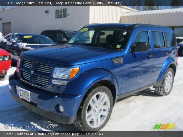 2010 Dodge Nitro Heat 4x4 in Deep Water Blue Pearl