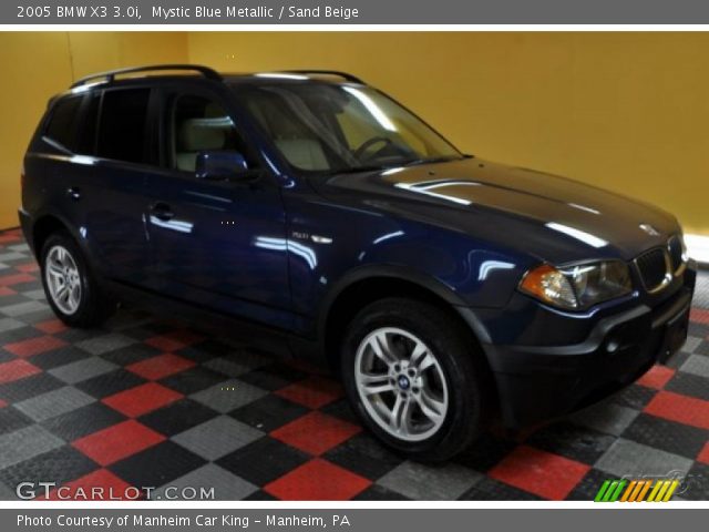 2005 BMW X3 3.0i in Mystic Blue Metallic