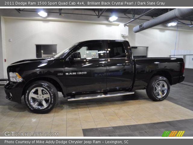 2011 Dodge Ram 1500 Sport Quad Cab 4x4 in Brilliant Black Crystal Pearl