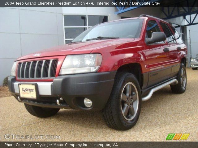 2004 Jeep Grand Cherokee Freedom Edition 4x4 in Inferno Red Pearl