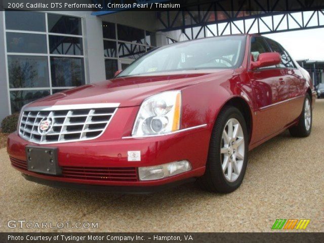 2006 Cadillac DTS Performance in Crimson Pearl