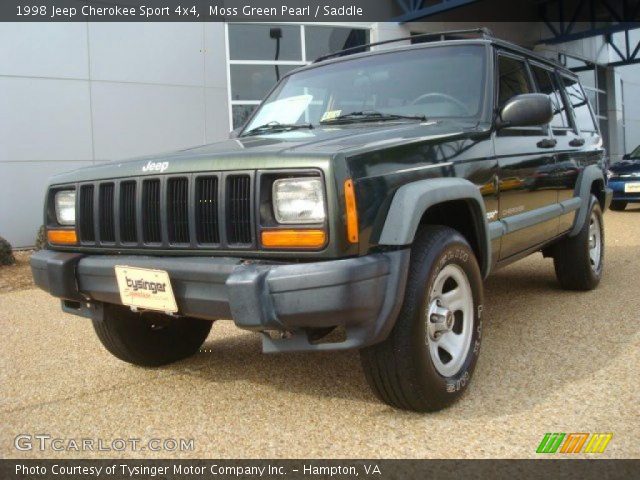 1998 Jeep Cherokee Sport 4x4 in Moss Green Pearl