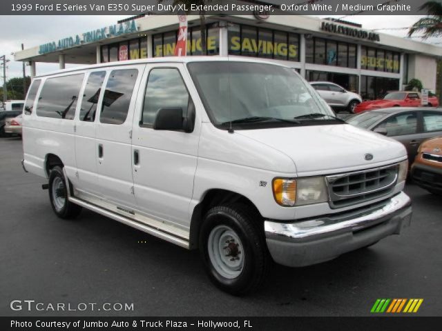 1999 Ford E Series Van E350 Super Duty XL Extended Passenger in Oxford White