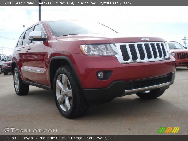 2011 Jeep Grand Cherokee Limited 4x4 in Inferno Red Crystal Pearl