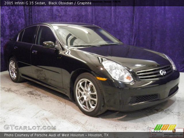 2005 Infiniti G 35 Sedan in Black Obsidian