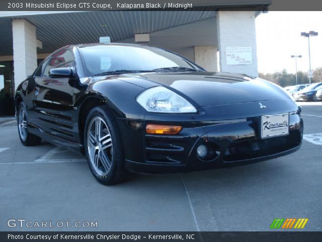 2003 Mitsubishi Eclipse GTS Coupe in Kalapana Black