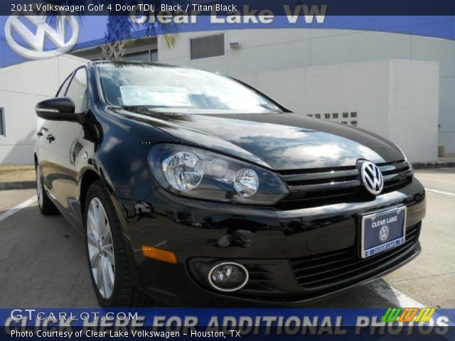 2011 Volkswagen Golf 4 Door TDI in Black