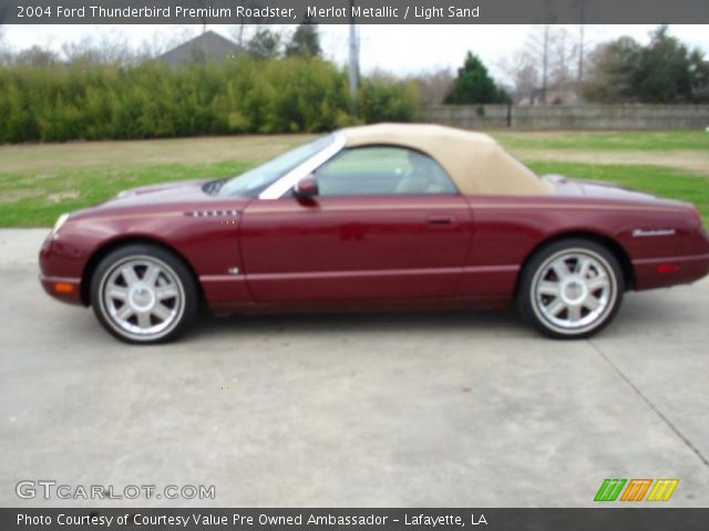 2004 Ford Thunderbird Premium Roadster in Merlot Metallic