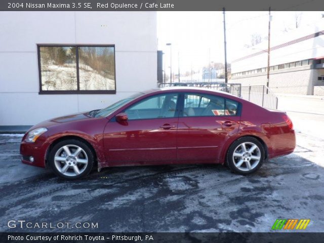2004 Nissan Maxima 3.5 SE in Red Opulence