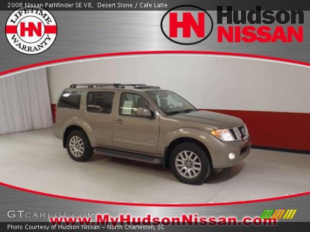 2008 Nissan Pathfinder SE V8 in Desert Stone