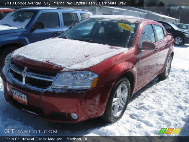 2010 Dodge Avenger R/T in Inferno Red Crystal Pearl