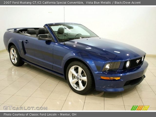 2007 Ford Mustang GT/CS California Special Convertible in Vista Blue Metallic