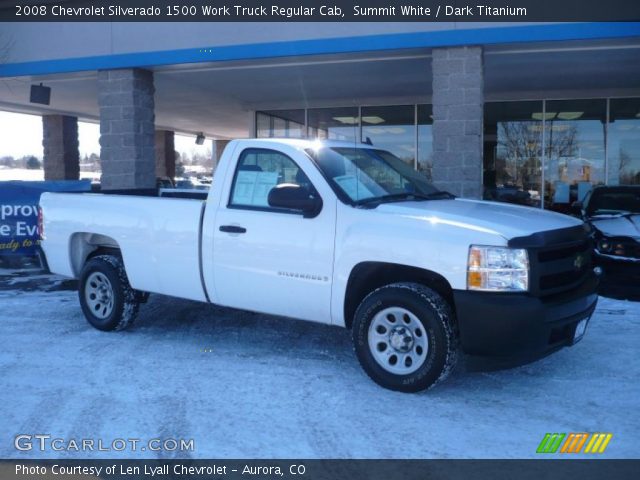 2008 Chevrolet Silverado 1500 Work Truck Regular Cab in Summit White