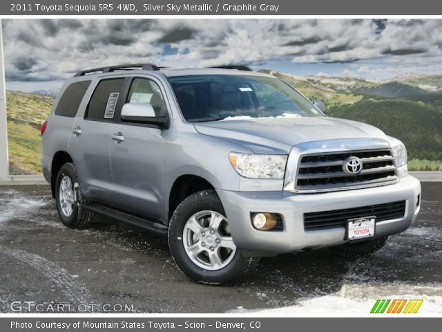 2011 Toyota Sequoia SR5 4WD in Silver Sky Metallic