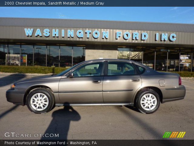 2003 Chevrolet Impala  in Sandrift Metallic