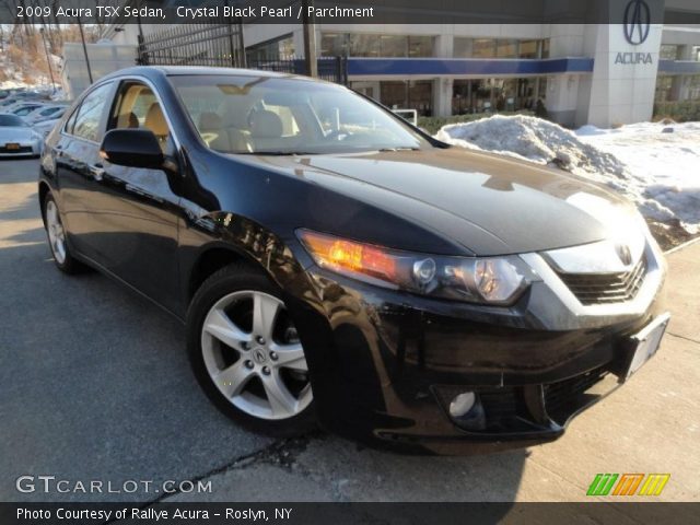 2009 Acura TSX Sedan in Crystal Black Pearl