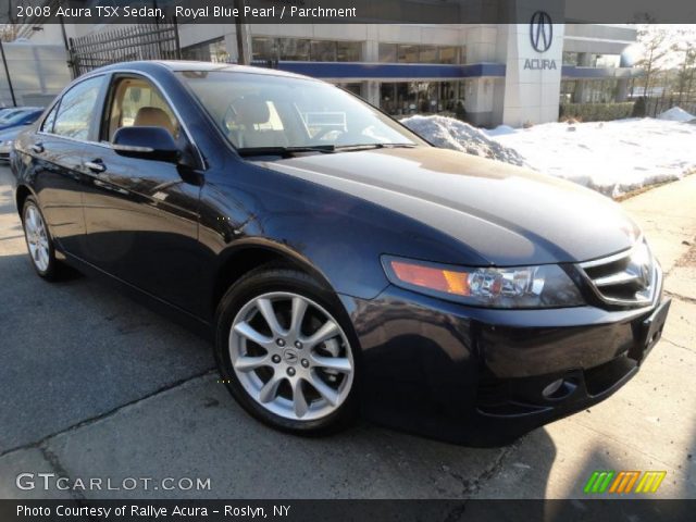 2008 Acura TSX Sedan in Royal Blue Pearl