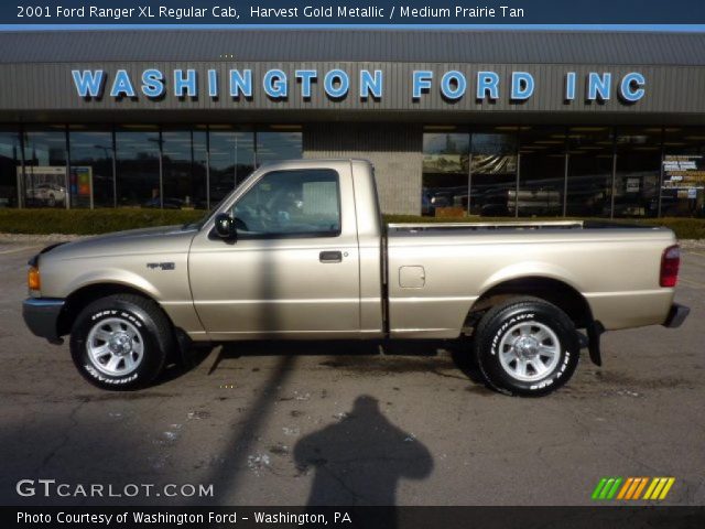 2001 Ford Ranger XL Regular Cab in Harvest Gold Metallic
