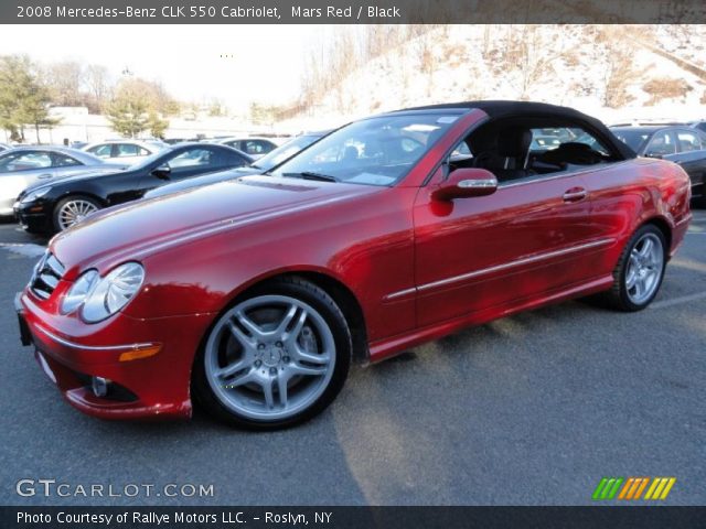 2008 Mercedes-Benz CLK 550 Cabriolet in Mars Red