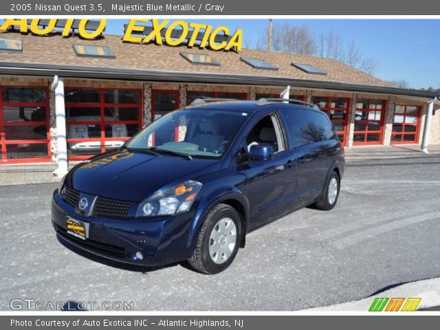 2005 Nissan Quest 3.5 in Majestic Blue Metallic